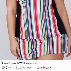 Lane Bryant swim skirt